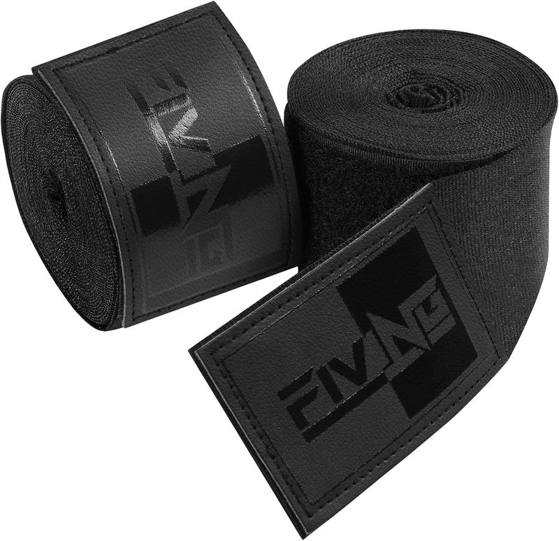 FIVING Premium Handwraps 180 inches Elastic Hand Wraps with Thumb Loop for Boxing, MMA, Muay Thai and Other Martial Arts 4m for Men & Women - Image 2